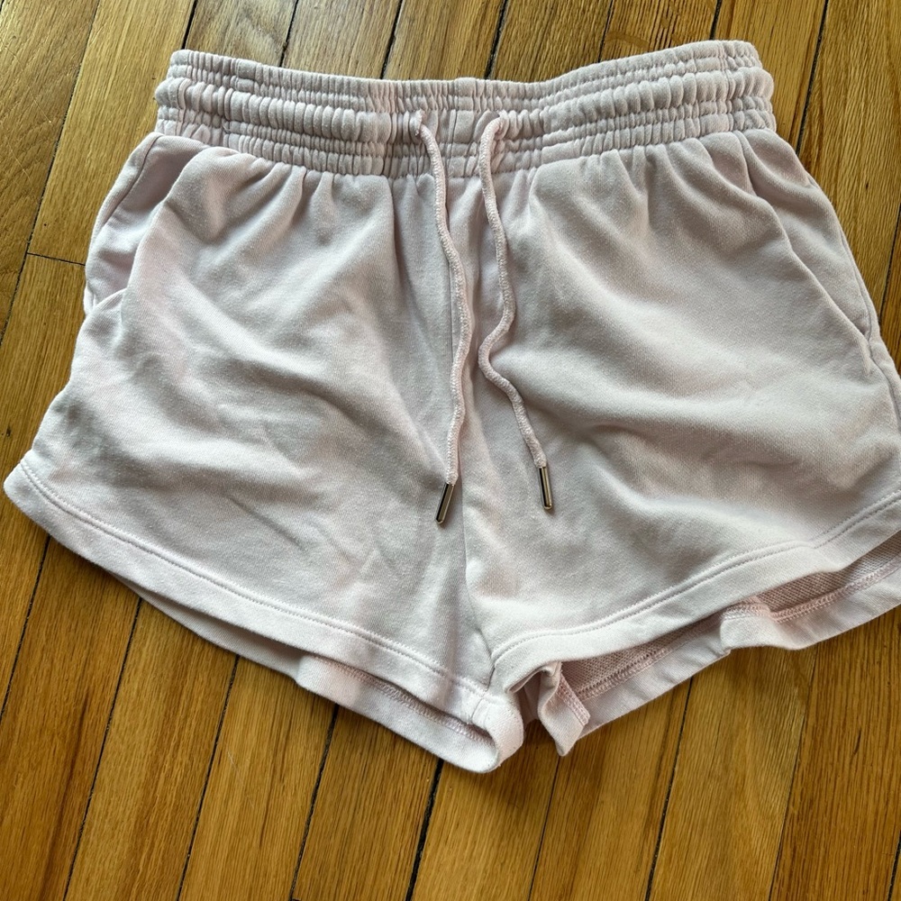 H&M Pink Athletic Shorts with Elastic Waistband